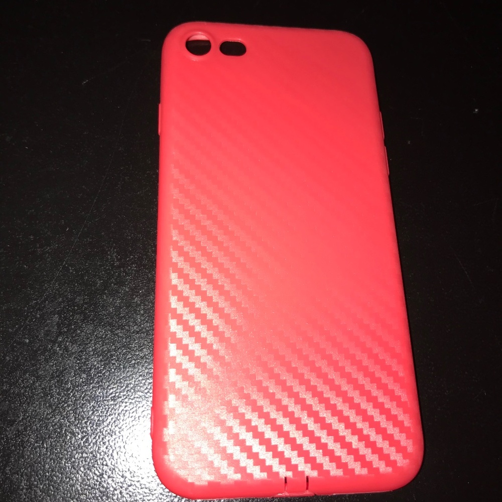 Carbon Fiber iPhone 6/7 Case (Red)